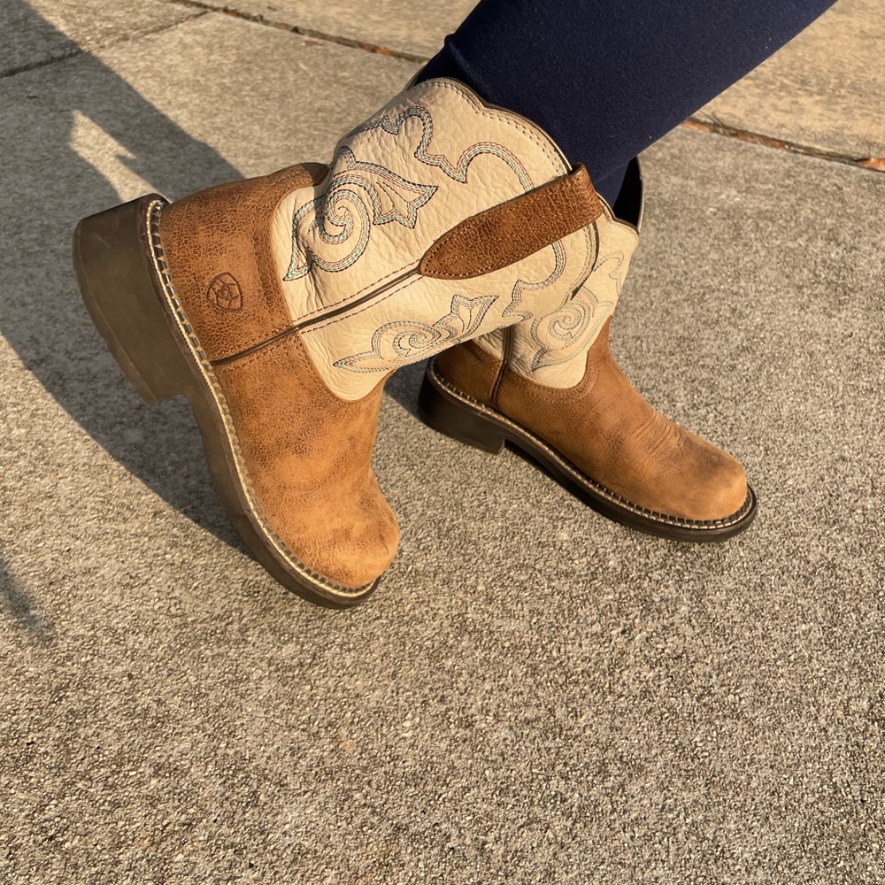 Ariat Brown and Cream Women’s Western Boots